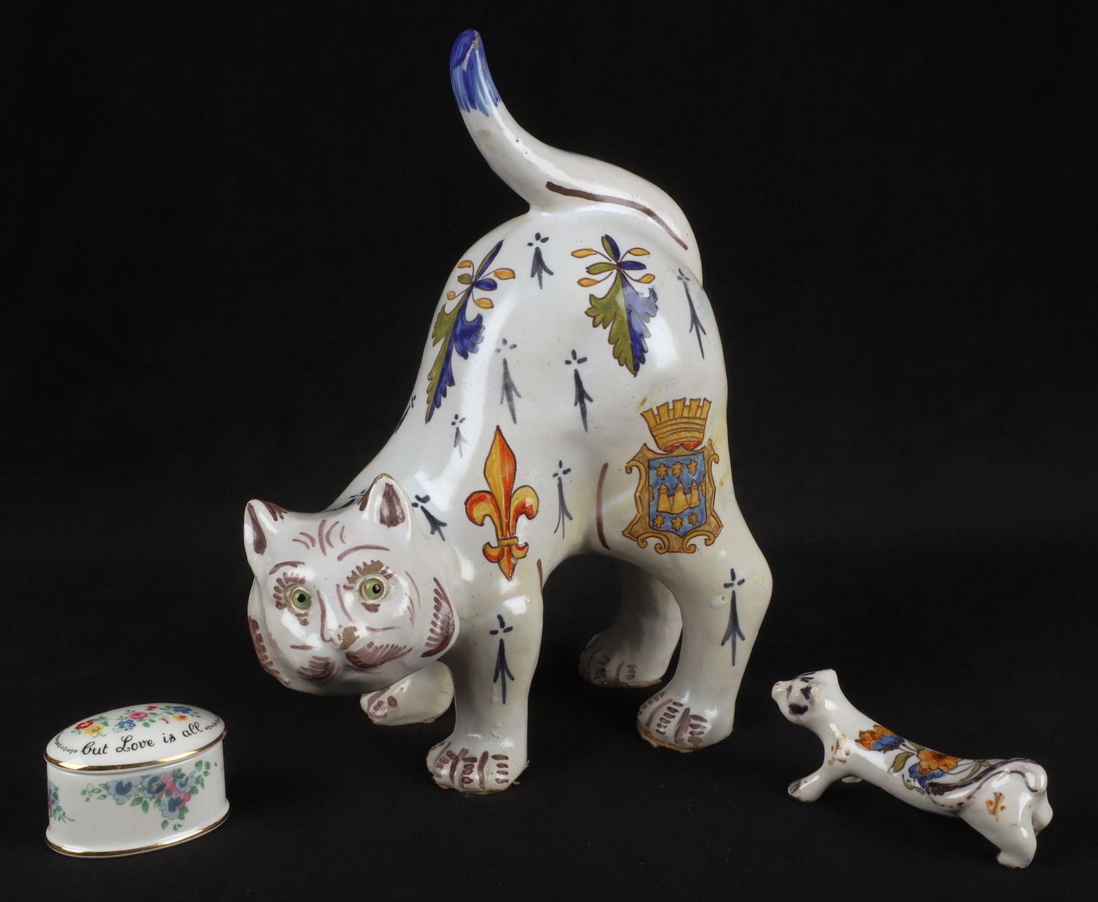 (3) Pieces of porcelain & pottery (1 of 15)