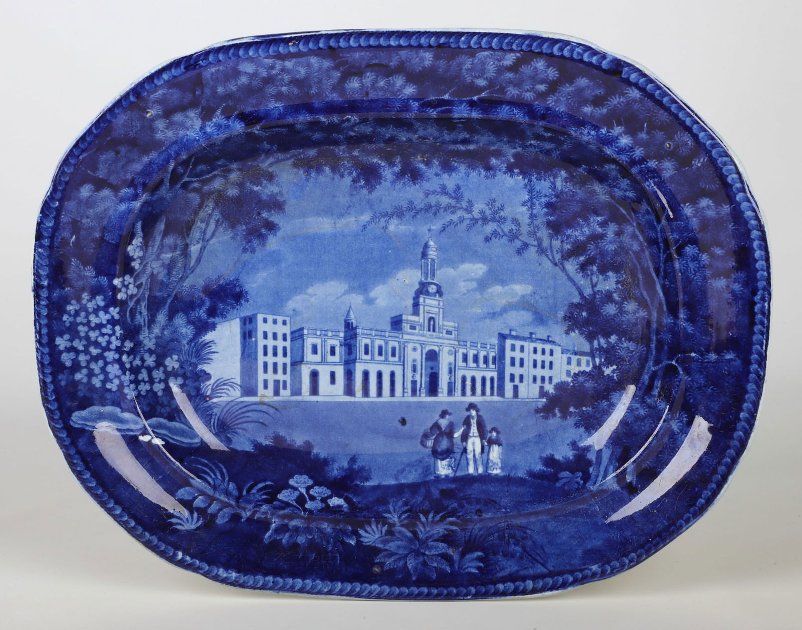 Tams Anderson & Tams Pottery flow blue platter (1 of 6)