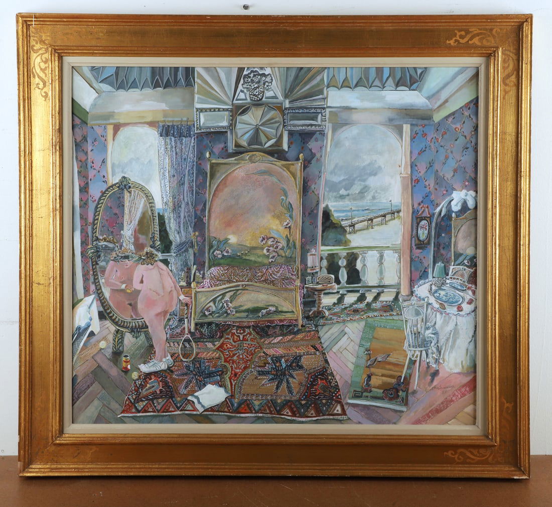 Bertha Leonard Contemporary Painting "Love-Forty" (1 of 5)