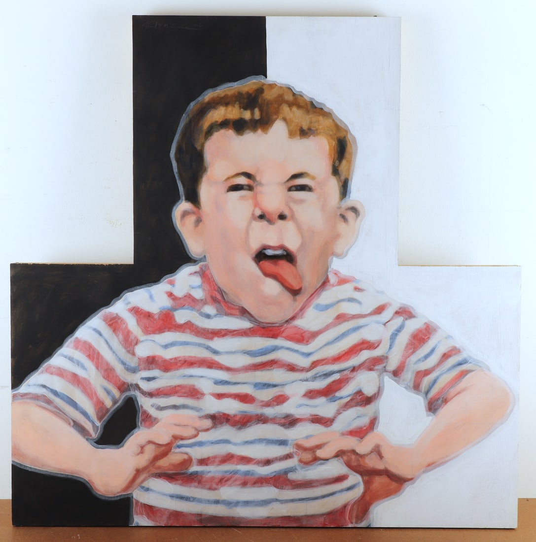 David McShane "Boy Sticking Tongue Out" (1 of 5)