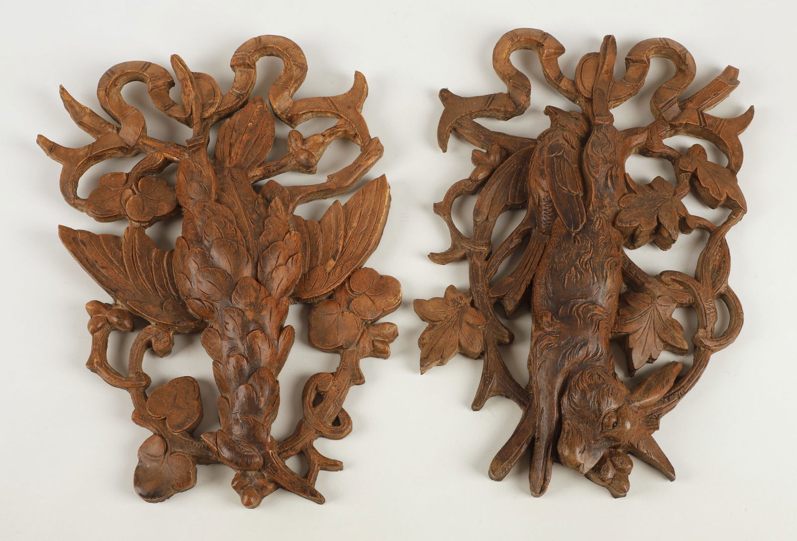 A Pair of French Style Plaster Game Trophies (1 of 9)