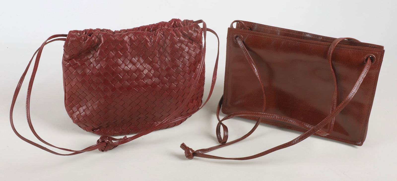 (2) Vintage Bottega Veneta Leather Purses (1 of 10)