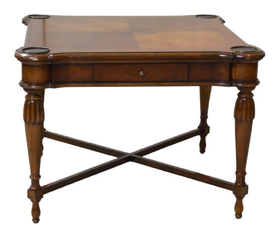 Bernhardt mahogany games table (1 of 6)