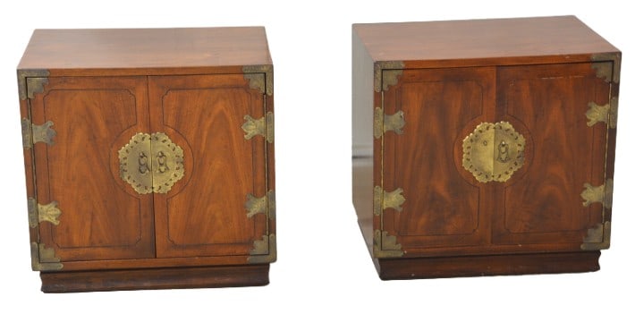 Henredon Asian Style Side Table Pair (1 of 8)