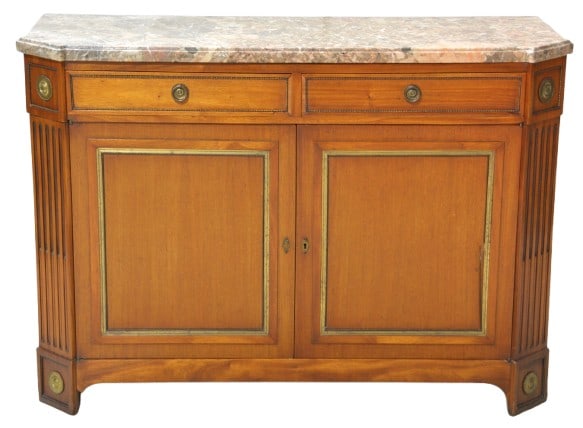 French style marbletop commode (1 of 7)