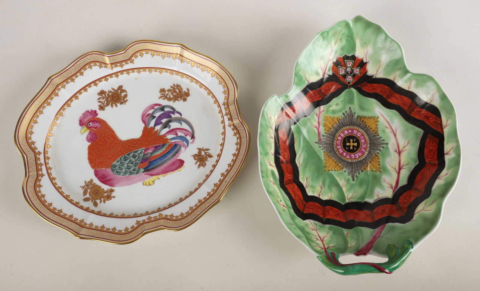 (2) Mottahedeh Porcelain Platters (1 of 7)
