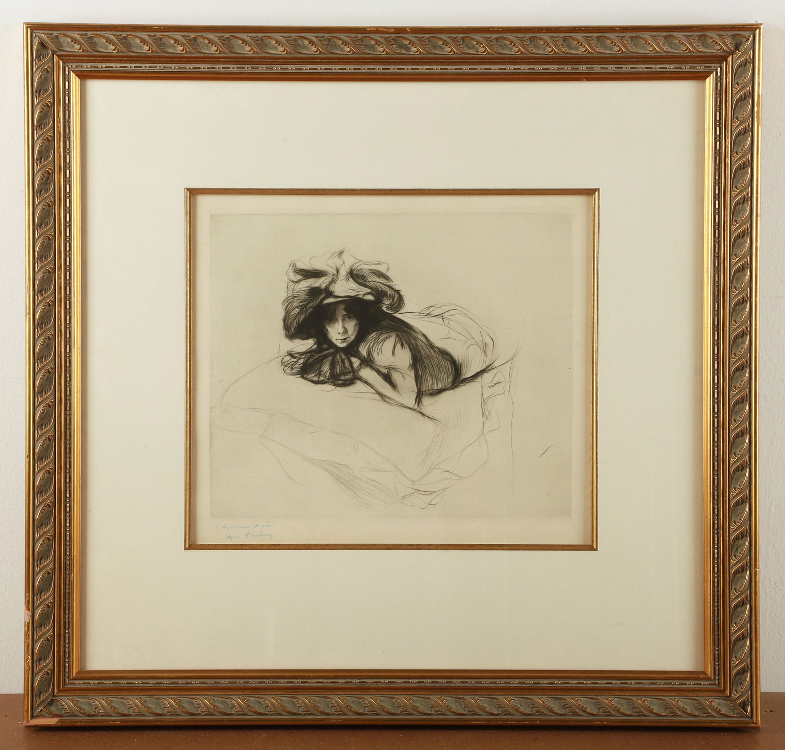 Edgar Chahine "Les Coussins ou la Frileuse" (1 of 4)