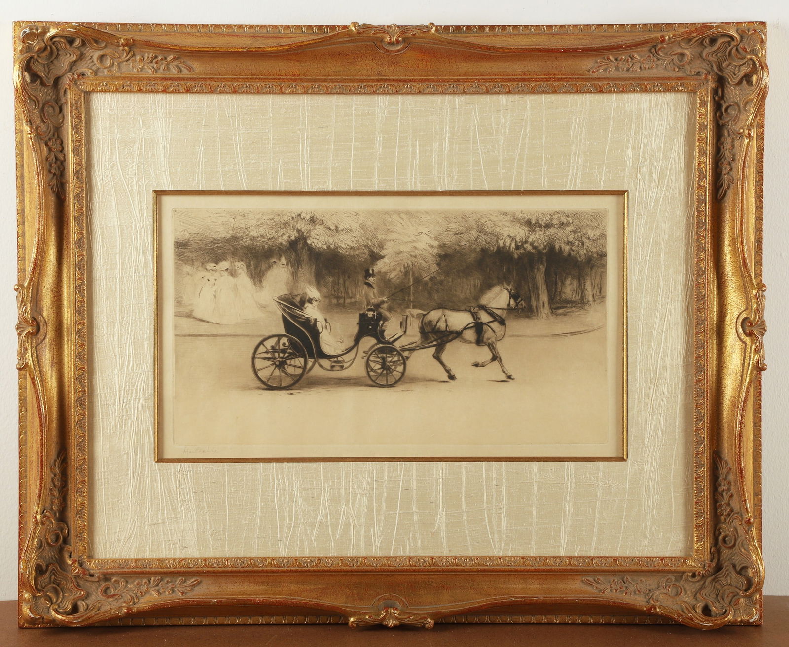 Edgar Chahine Etching "La Victoria" (1 of 4)