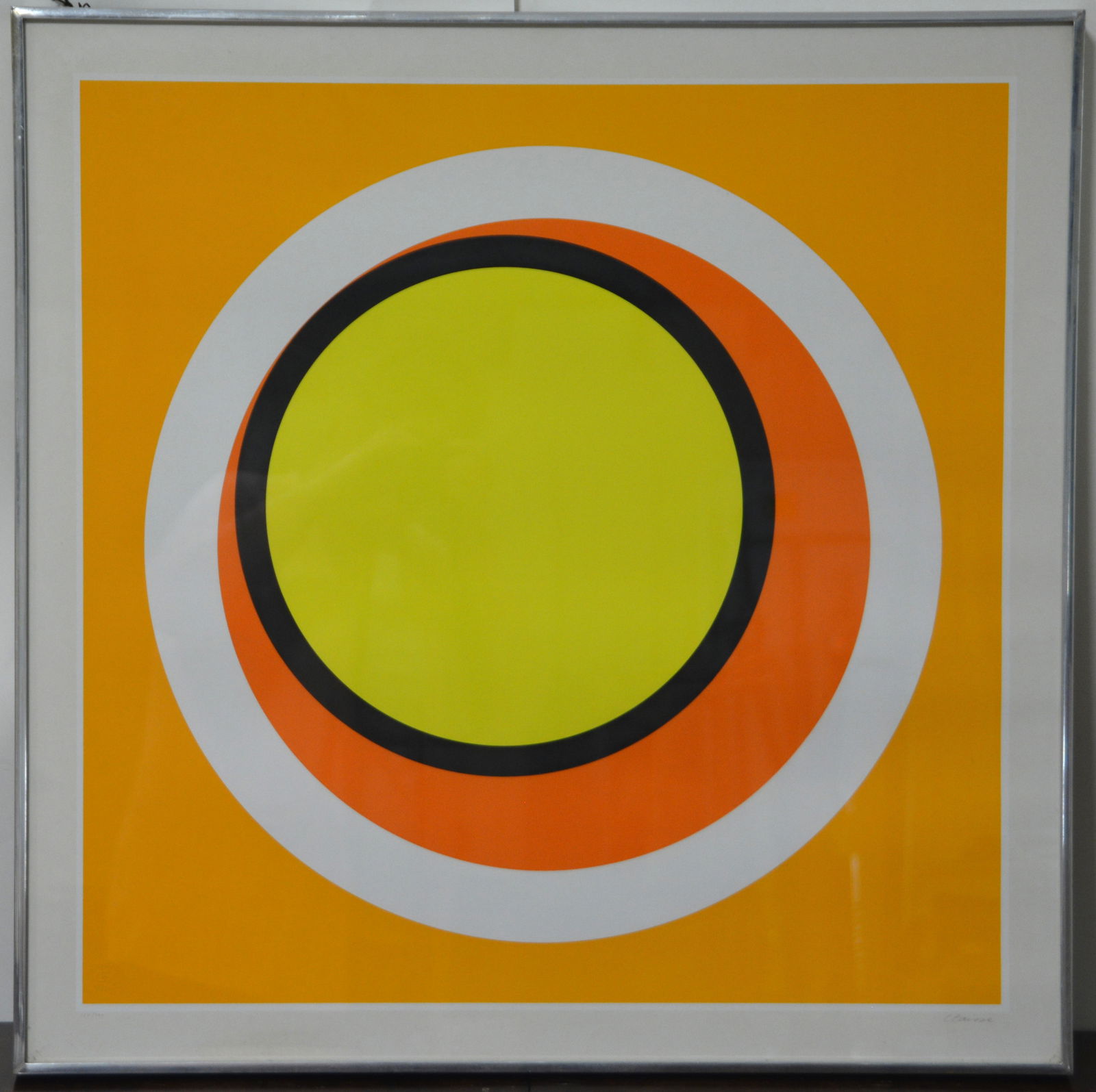 Genevieve Claisse Op Art Abstract Silkscreen (1 of 5)