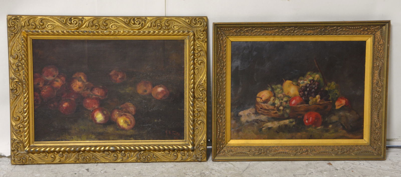 (2) 19th C Still Life Paintings of Fruit (1 of 11)