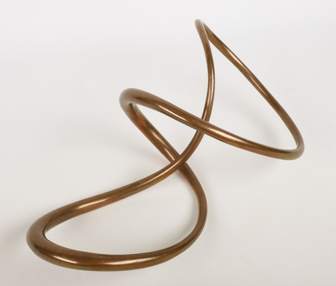 Bronze Infinity Loop Modernist Sculpture (1 of 6)