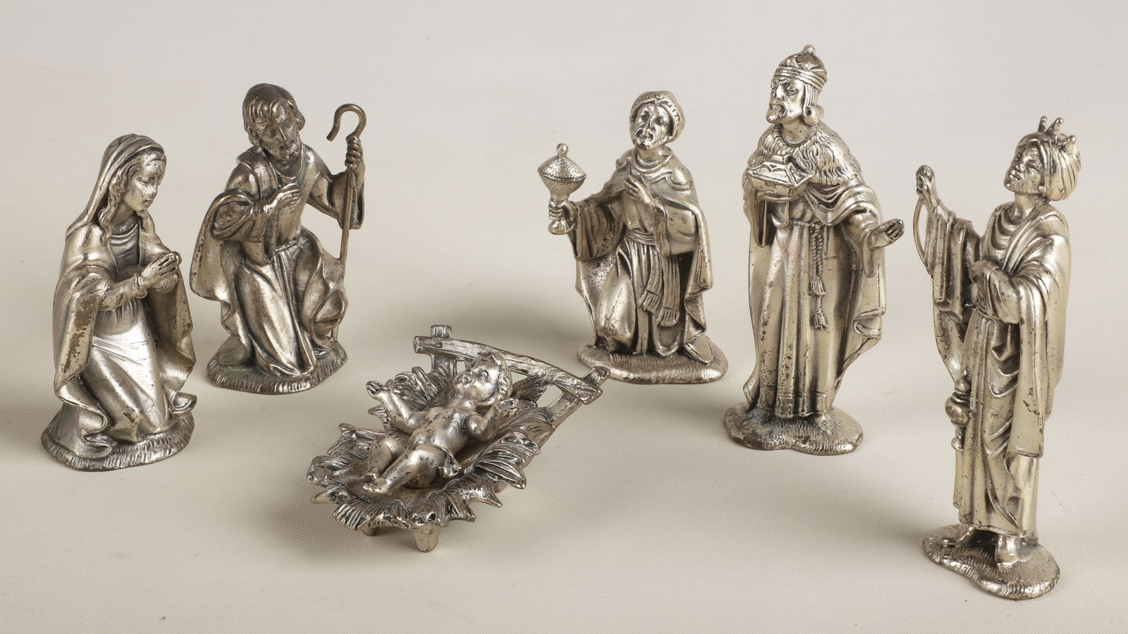 Peltro Italian Pewter Nativity Set (1 of 5)