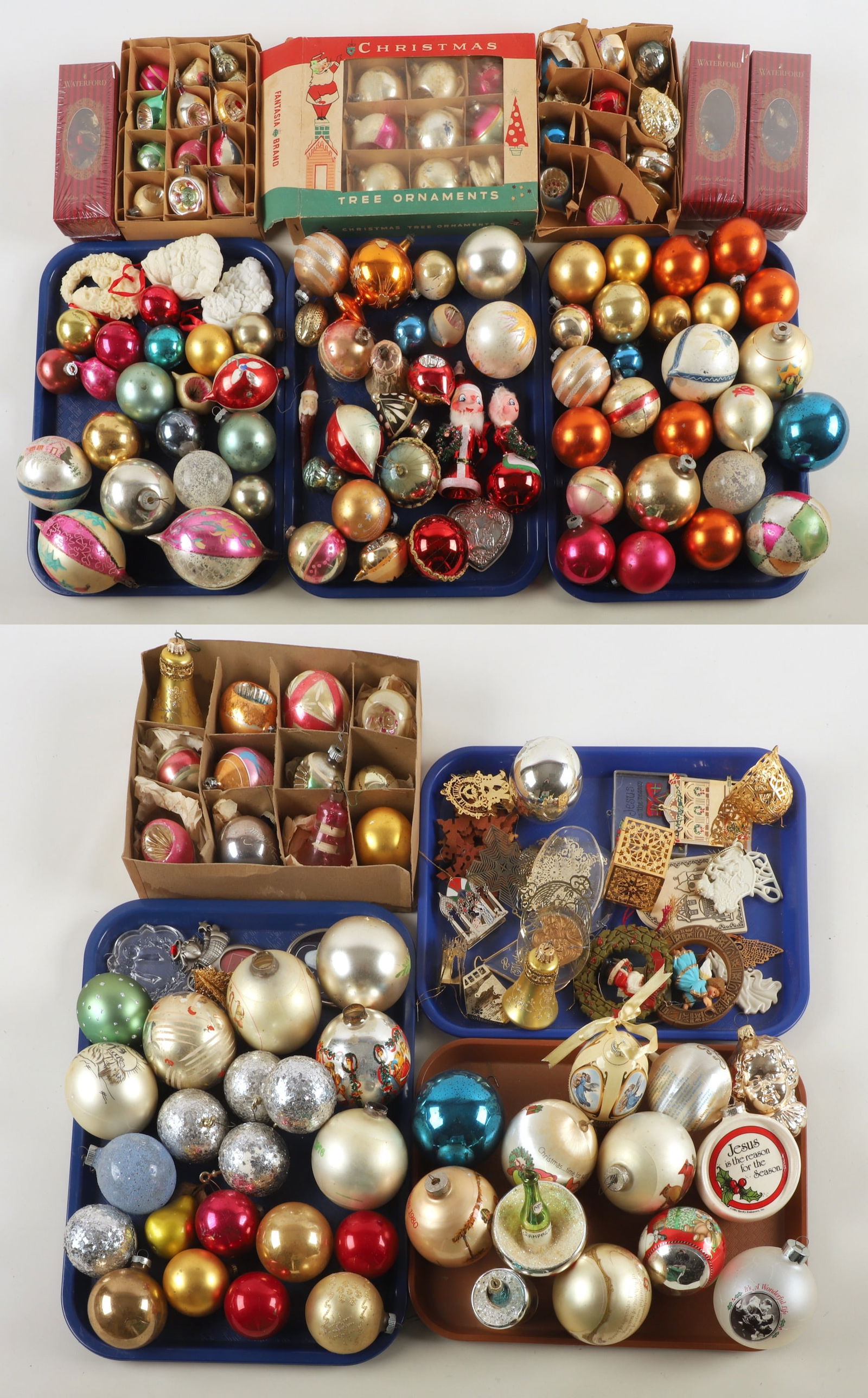 A Large Collection of Vintage Christmas Ornaments (1 of 12)