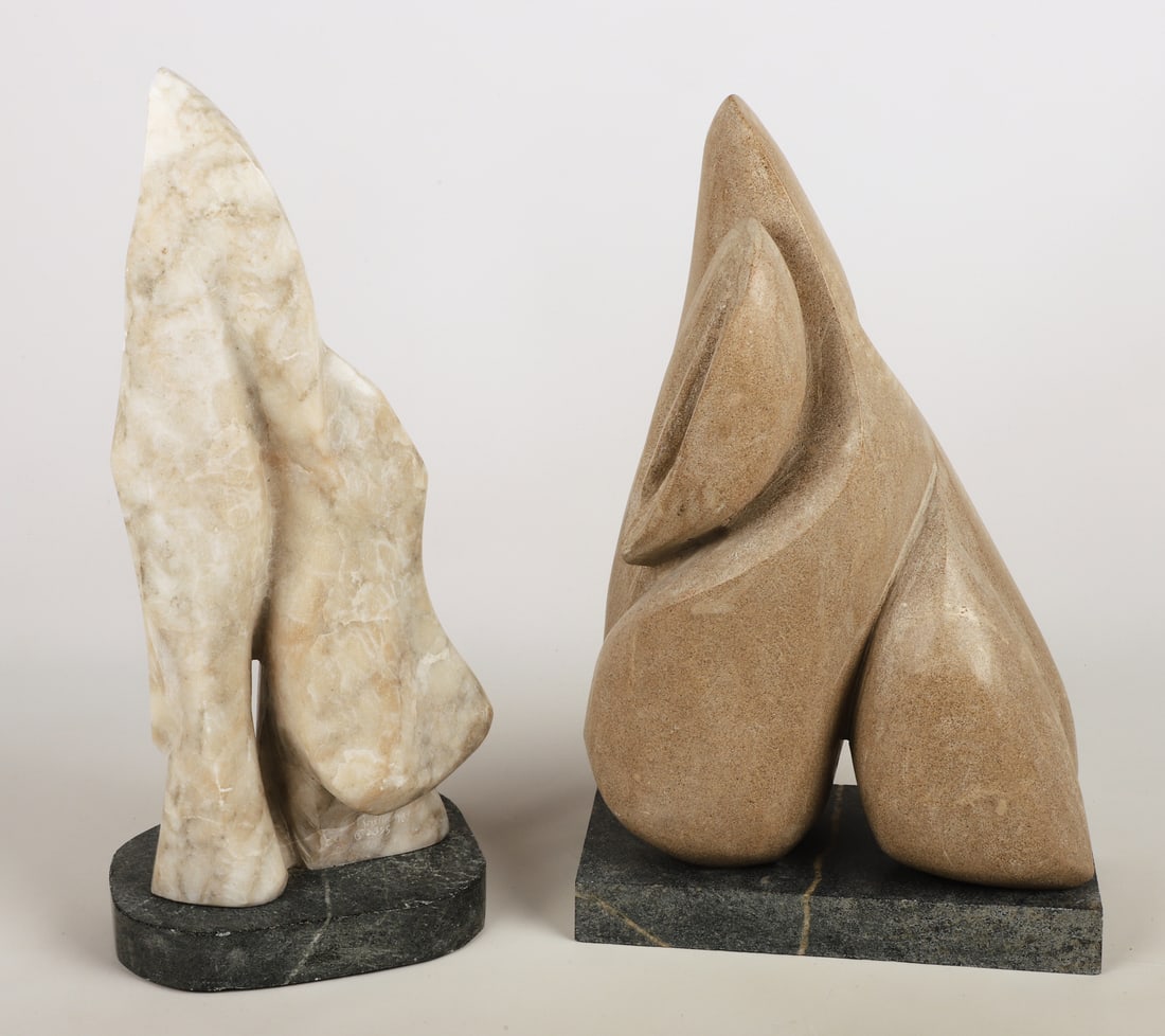 (2) David Breeden Soapstone Carved Sculptures (1 of 12)