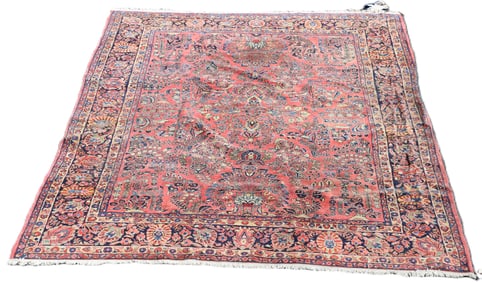 8'9" x 12'5"  Sarouk Rug