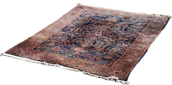 9'2" x 11'3" 1920's Sarouk Rug