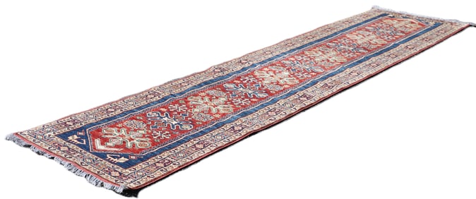 2'9"x11'9" Modern Afghan Runner