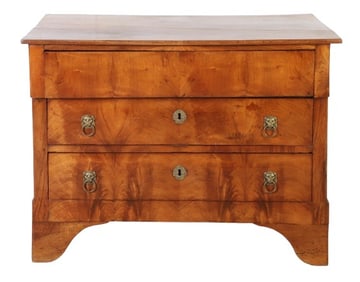 Mahogany carved chest of drawers