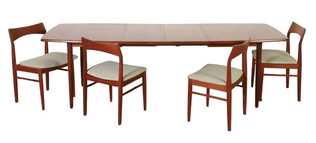 (5) pc Danish Modern dining set