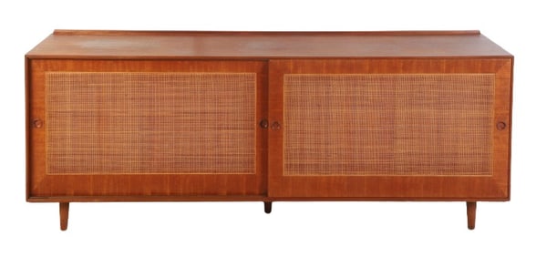 Finn Juhl for Baker Modern Design sliding door sideboard
