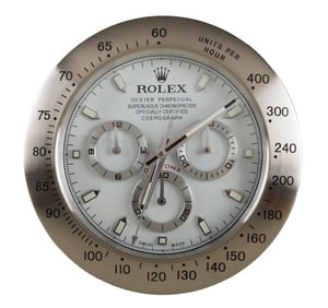 Watch Dealer Display Rolex White Dial Daytona