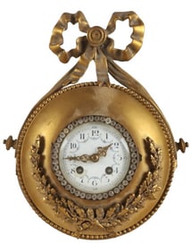 Gilt Bronze Wall Clock