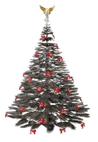 Tiffany and Co. Sterling Tabletop Christmas Tree
