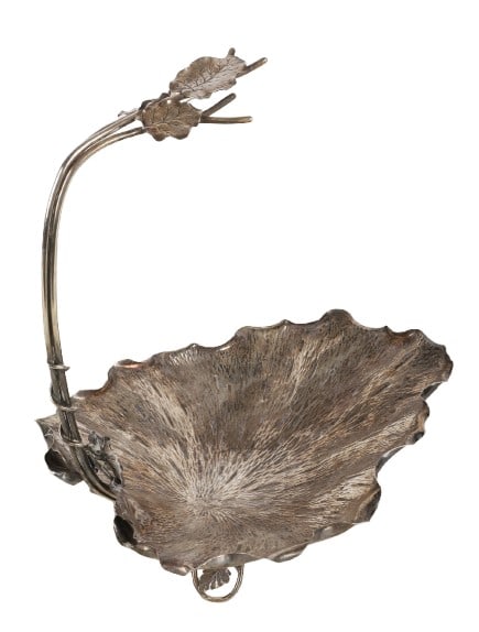 Sterling Silver Brand-Heir Leaf Form Grape Stand (1 of 8)