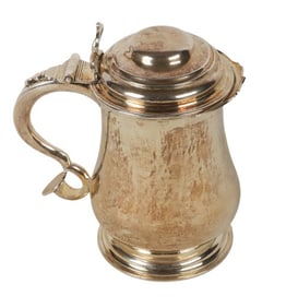 John Bayly 18th C. Philadelphia Silver Tankard