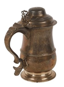 Jacob Marsh 18th C. English Sterling Tankard