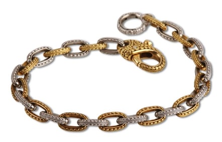 Platinum & 18K Alex Sepkus 'Victorian' Bracelet