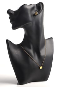 Tiffany and Co. Elsa Peretti Necklace and Earrings