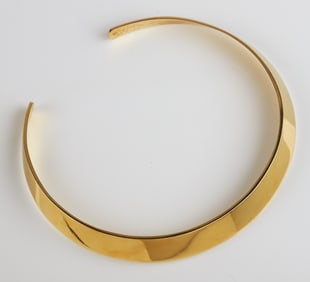18K Yellow Gold Collar Necklace