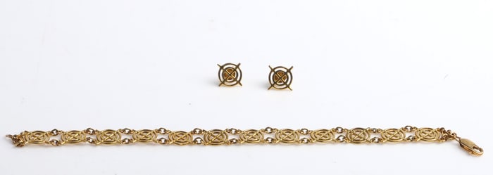 AGA Correa Center of Effort Bracelet and Earrings