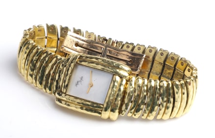 Henry Dunay 18K Yellow Gold Ladies Wristwatch