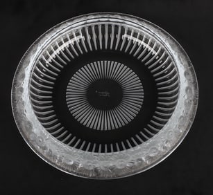 Lalique Crystal 'Marguerites' Center Bowl