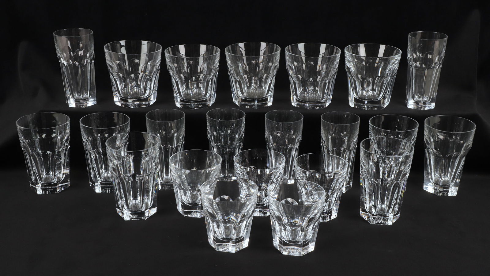 (22) Baccarat Harcourt Crystal Glasses (1 of 7)