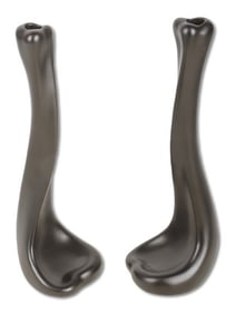 Elsa Peretti for Tiffany and Co. 'Bone' Candlesticks