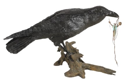 Jim Eppler & Bill Worrell "Raven with Shamen Pendant