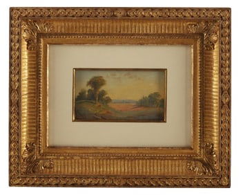 Lloyd Mifflin, Bucolic Landscape Painting