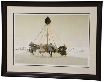 Andrew Wyeth Signed Lithograph "Snow Hill"