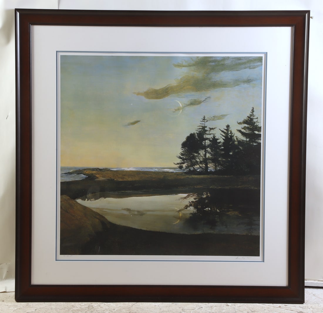 Andrew Wyeth Signed Lithograph 