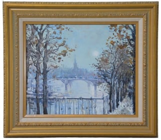 Omar Hamdi Malva "Winter City View"