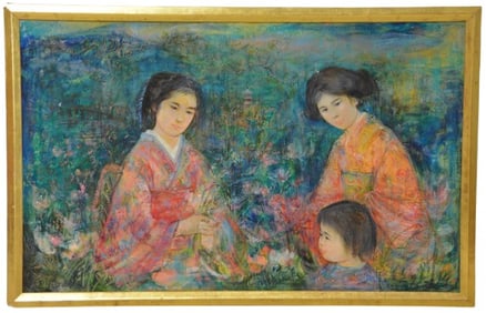 Edna Hibel "Three Sisters"