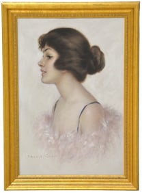Archie Gunn Illustration Painting "Pretty Girl"