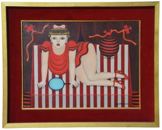 Shigeo Okumura Contemporary Painting "Lulu" (1 of 4)