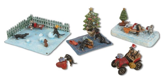 A Collection of Miniature Vienna Bronzes