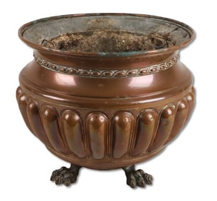 A Bastet Copper Cache Pot