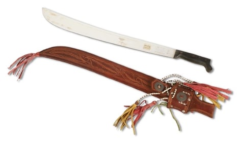 La Marca Corneta Machete with Leather Sheath