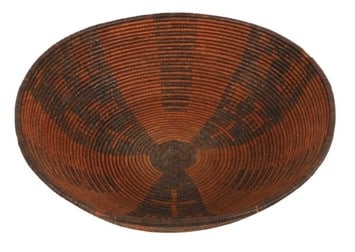 A Figural Apache Basket Bowl